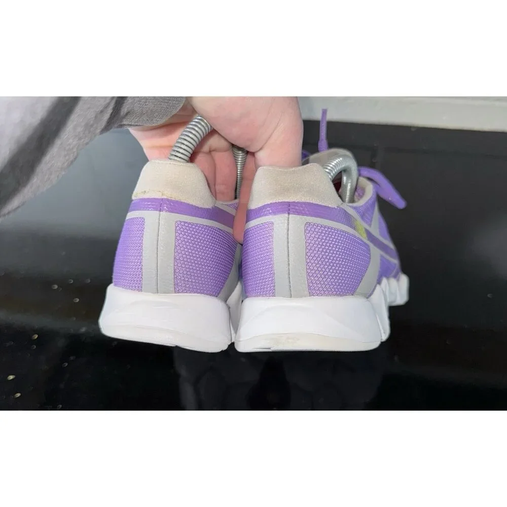 PUMA Axel ZX Womens Athletic Shoes Sneakers Size 7.5 Purple Gray Neon Green